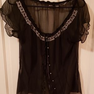 Sheer maurices top